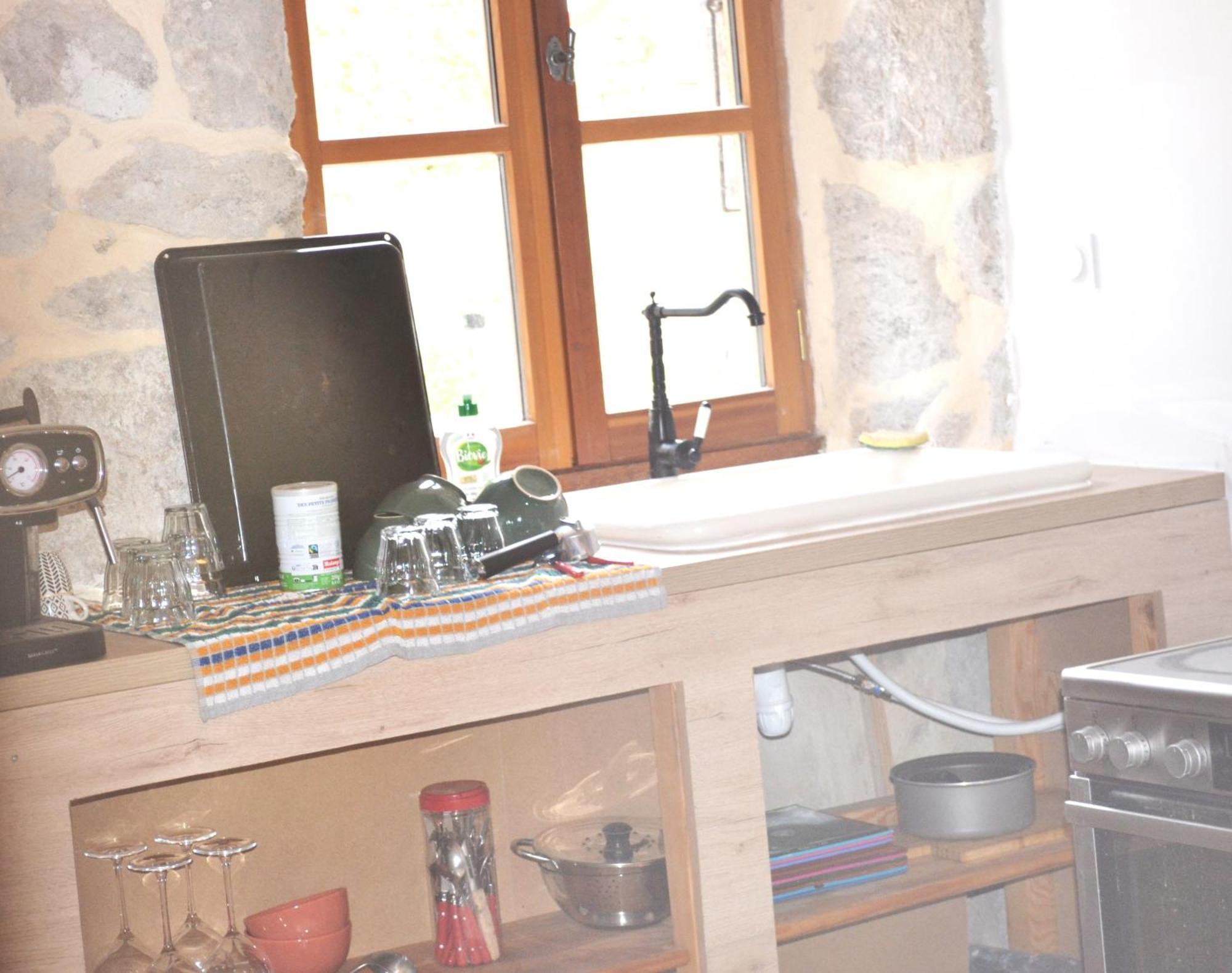 L'Huile Et L'Eau Apartman Antraigues Kültér fotó